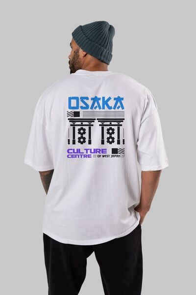 Ankhises Kulturni centar Osaka Arka Štampano Bela Oversize kroj T-shirt Unise...