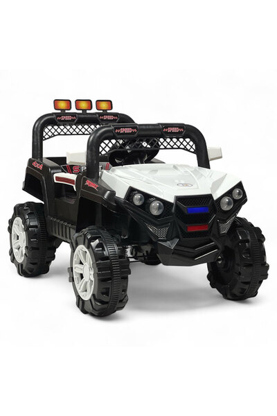 ALBADER سيارة كهربائية بتصميم ميني جيب بمحركين وبطارية ١٢ فولت، سيارة بجهاز ت...