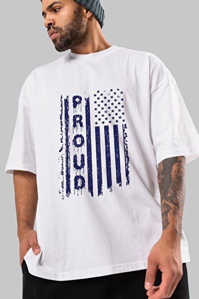 Ankhises Bela Oversize kroj T-shirt - Unisex, okrugla kragna, Prednja strana ...