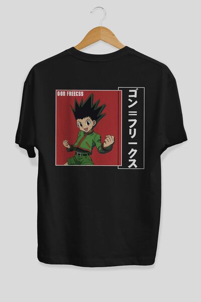 Ankhises Gon Freecss HUNTER X HUNTER 5 Anime Leđa Štampano Crna Oversize kroj...