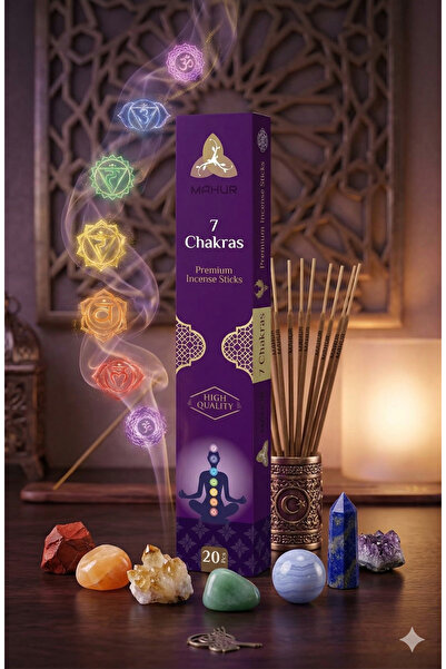 NEON PLUS 7 Çakra Kokulu Çubuk Tütsü