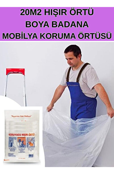 KL HOME 4x5=20 M² Pratik Boya Badana Mobilya Örtüsü Hışır örtü