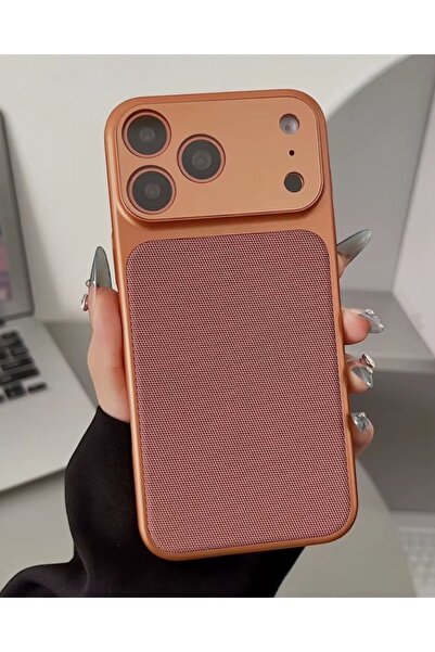 KILIF HOUSE Iphone 17 Pro Max Uyumlu Lens Koruyuculu Tech Dokulu Magsafe Dest...