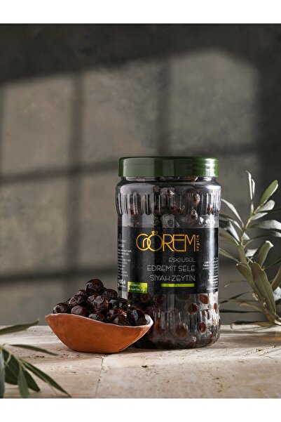 Görem Zeytin Eski Usul Yuvarlama Siyah Zeytin 1 Kg
