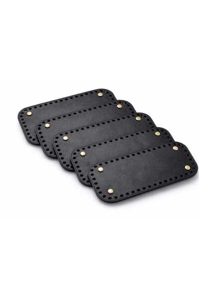 aurellen 25x12 cm 5 adet Çanta Tabanı Set - Delikli Makrome Çanta Alt Taban H...