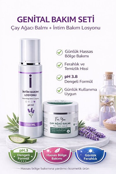 For You Gold Intim Genital Bölge Akıntı, ve Koku Gidermeye Yardımcı Losyon + ...