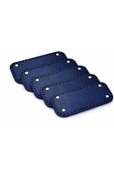aurellen 25x12 cm 5 adet Çanta Tabanı Set - Delikli Makrome Çanta Alt Taban H...