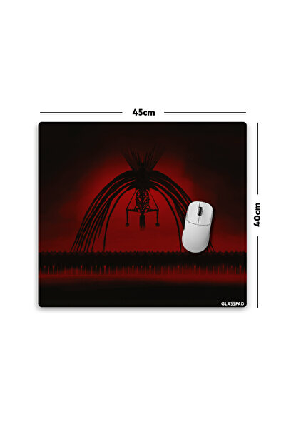 GlassPad Cam Mouse Pad - Attack on Titan: Rumbling (4) - Premium Temperli Cam...