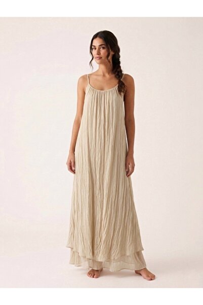 MADE İN ITALY rochie din matase italiana cu bretele cu captuseala interioara