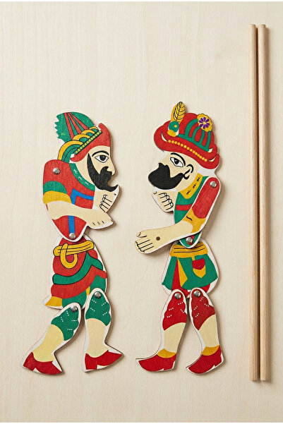 Genel Markalar Hacivat Ve Karagöz Gölge Oyun Seti 26 Cm 1 Paket