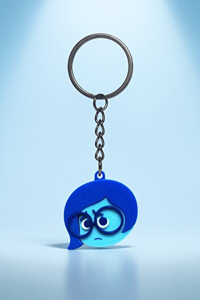 Saes Labs Inside Out Sadness Keychain
