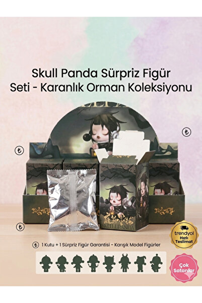 HEDİYEVİM Sürpriz Figür skullpanda Hediyelik Figür 1 ADET