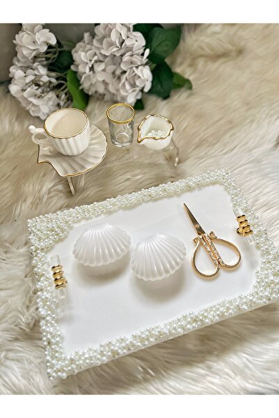 RESİNARTSHOP Epoksi Tepsi Nişan + Damat Seti (büyük boy)Dikdörtgen Full İncil...