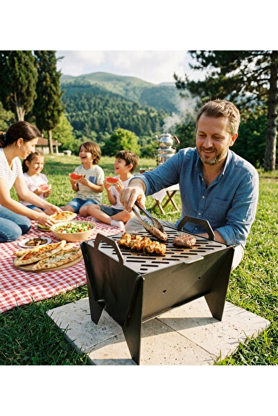 Genel Markalar Katlanır Fermuarlı Çantalı Pratik 2mm Mangal 4KG