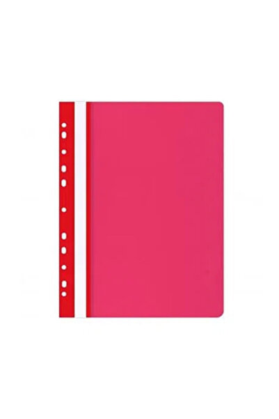 Noki Dosar A4 din plastic roșu cu șină și perforații multiple, set de 25