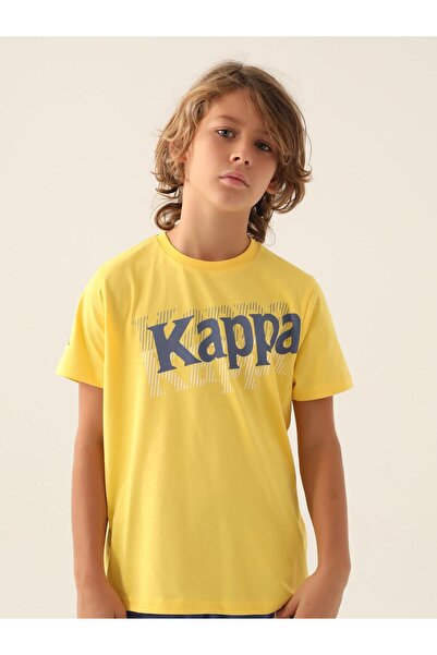 Kappa Μπλουζάκι για αγόρι 5-15 χρονών λεμόνι