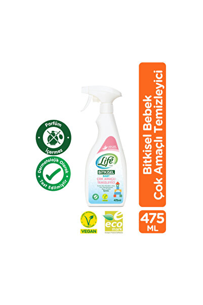 Life by Fakir Bitkisel Bebek Çok Amaçlı Temizleyici–Bebek Yüzeyleri Için Doğa...