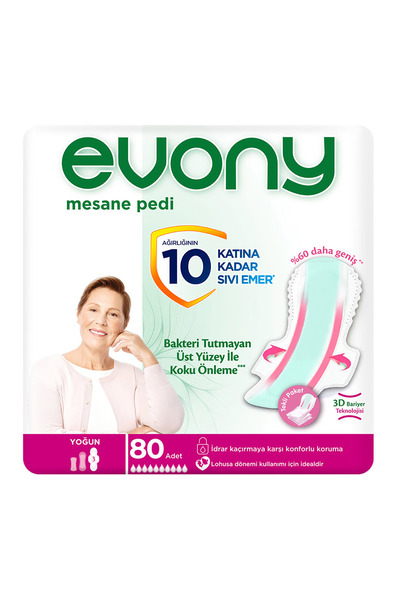 Evony MESANE PEDİ YOGUN 350MM 80 ADET