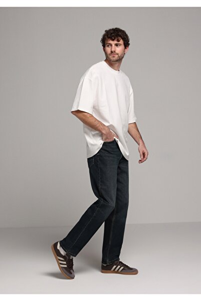 Colin's Pantaloni de blugi pentru bărbați, largi, straight fit indigo închis