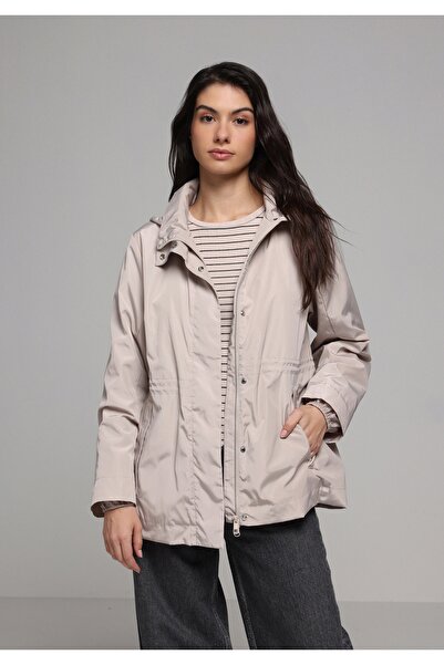 Colin's Regular Fit Kadın Bej Yağmurluk