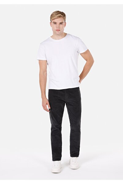 Colin's Стандартни мъжки сиви панталони със средна талия и прави крачоли