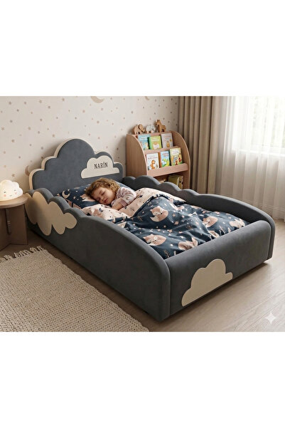 Puf Bebe Montessori serisi _ Çocuk yatağı _Bebek yatağı 120x200 ölçüde (İç ya...