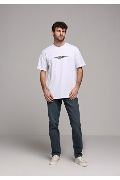 Colin's بنطلون جينز بقصة مستقيمة للرجال باللون النيلي الداكن