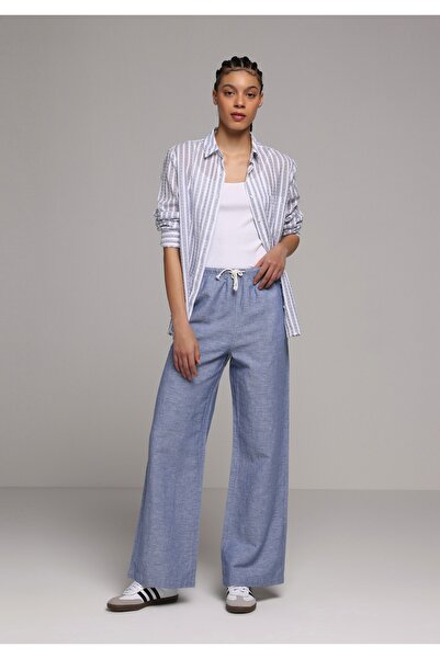 Colin's Γυναικείο παντελόνι Indigo με κανονική εφαρμογή, ψηλή μέση και φαρδιά...