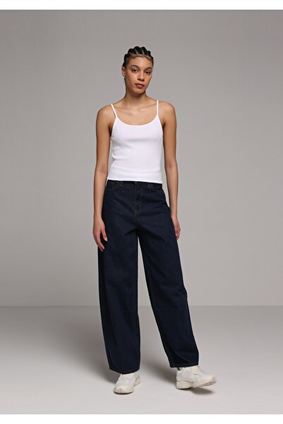 Colin's Дамски дънки със свободна кройка, средна талия и стеснени крачоли, от...