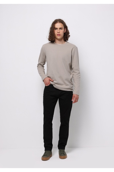 Colin's Мъжки панталони от памучен деним с редовна кройка, средна талия и зат...