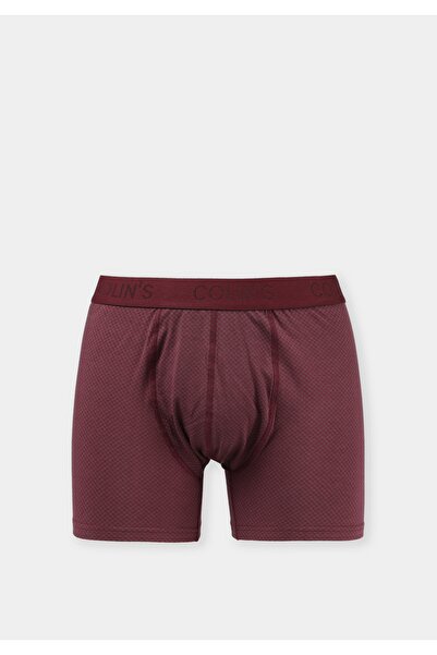 Colin's Modern Fit Printed Men's Claret Red Boxers