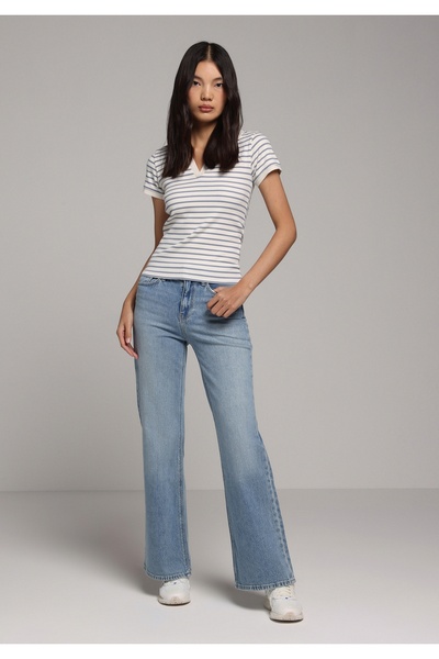 Colin's Дамски дънки с редовна кройка от лек индиго деним