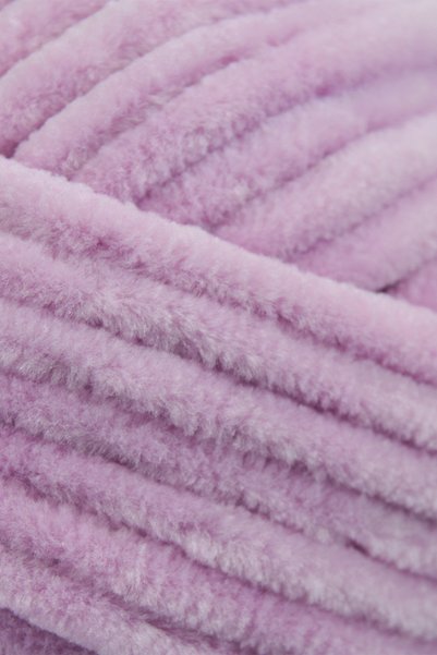 WOLANS 459 Lilac Soft Velvet Bunny Baby Knitting Yarn Velvet Yarn Soft Toy Yarn Blanket Yarn