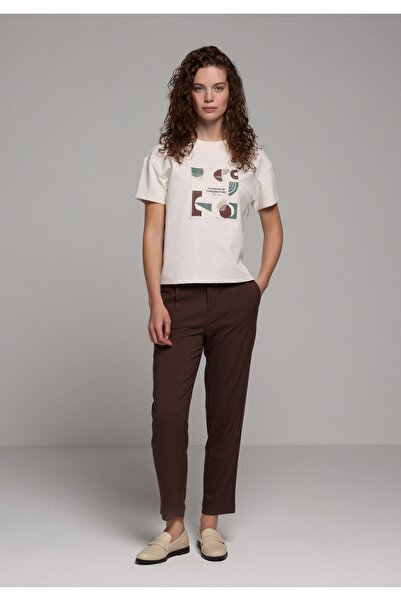 Colin's Γυναικείο καφέ παντελόνι με κανονική εφαρμογή, ψηλή μέση και ίσια μπα...