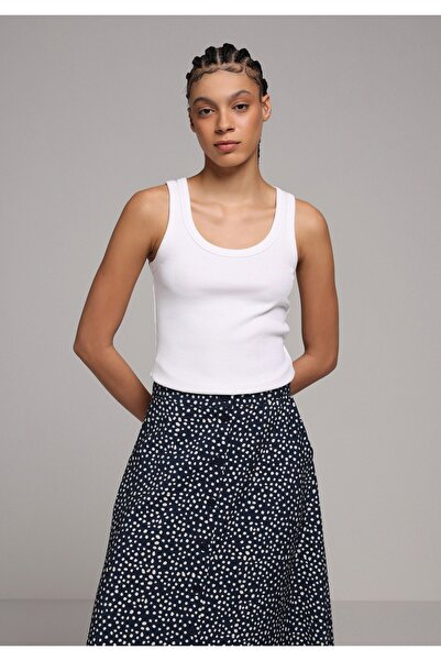 Colin's Tricou alb pentru femei Slim Fit