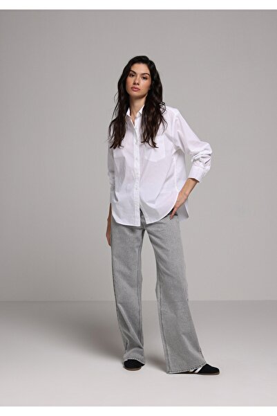 Colin's Дамски дънки от деним в сиво, с редовна кройка