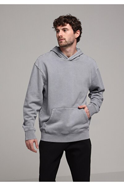 Colin's Світшот Comfort Fit Erkek Сірий