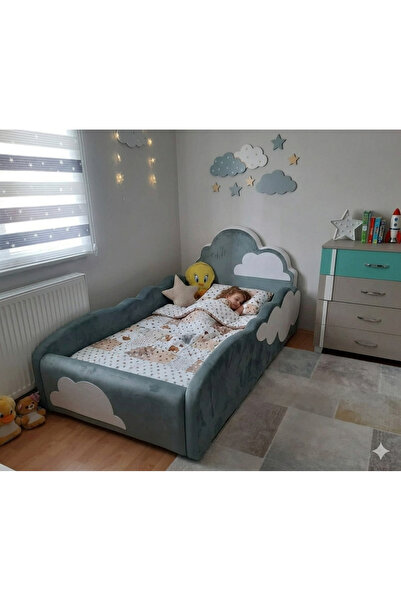 Puf Bebe Montessori Serisi _yumuşacık Puf_çocuk_bebek_bulutlu Yatak 90x190 Öl...