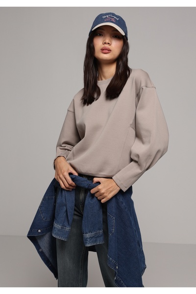 Colin's Дамски суитшърт с обло деколте, стандартна кройка