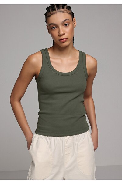 Colin's Tricou verde pentru femei Slim Fit