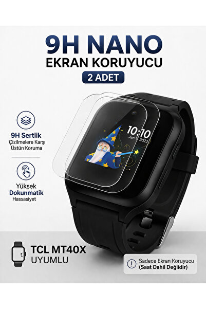 Doozy TC LMOVETİME MT40x Akıllı Çocuk Saati Ekran Koruyucu 9h Nano Kırılmaz 2...