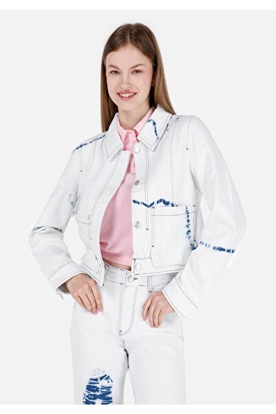 Colin's Regular Fit Buttoned Unlined Women's Blue Jacket