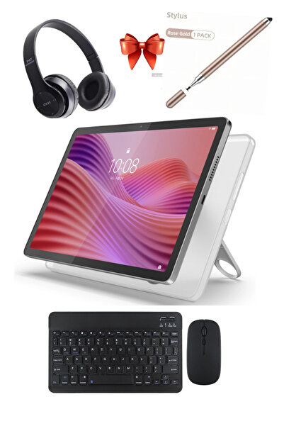 LENOVO Tab M10 4gb 128gb 10.1" tablet+kılıf+klavye+mouse+kulaklık(kalem hediy...