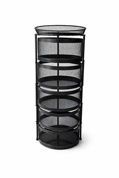 VENON Home Organizer Mambo 5 Katlı Siyah ( Sebzelik ) Buse Sebze Meyve Ceviz ...