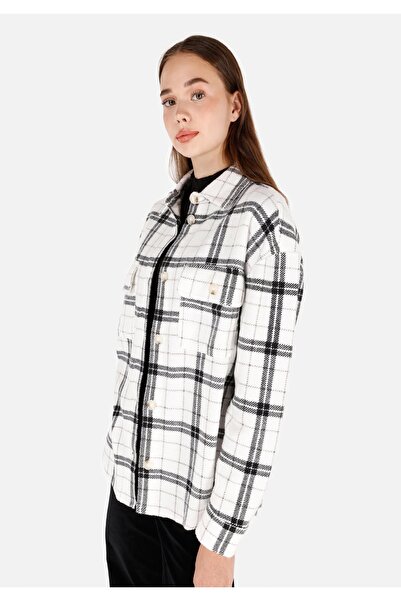 Colin's قميص نسائي أبيض بأكمام واسعة