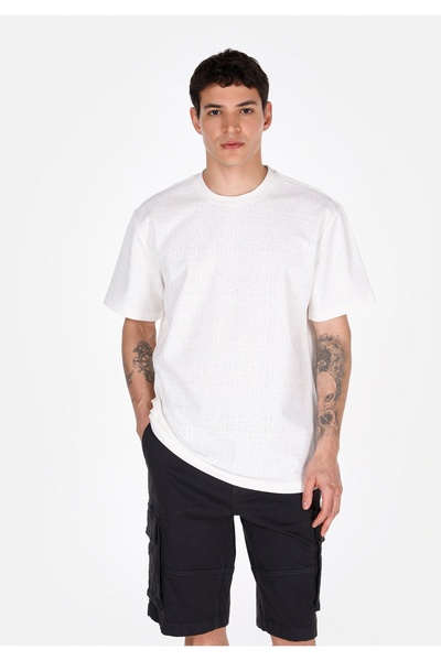 Colin's Ανδρικό κοντομάνικο μπλουζάκι Comfort Fit με στρογγυλή λαιμόκοψη Jacq...