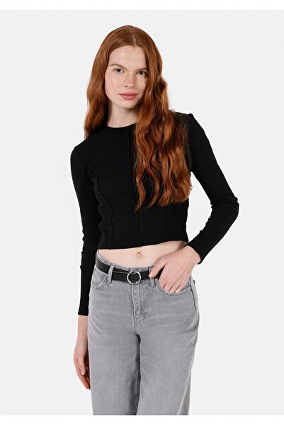 Colin's Siyah Kadın Bluz U.kol