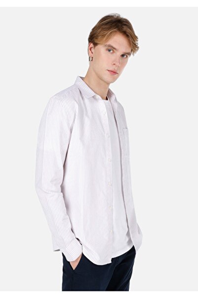 Colin's slim fit Cămașă cu guler cu buzunare Cămașă simplă pentru bărbați, be...