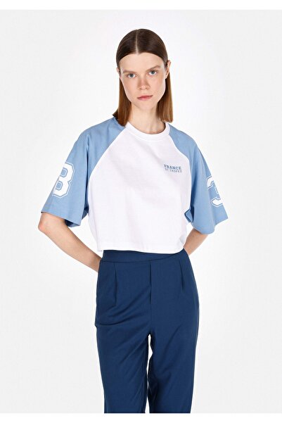 Colin's Γυναικείο μπλουζάκι Comfort Fit με κοντό μανίκι σε λευκό χρώμα