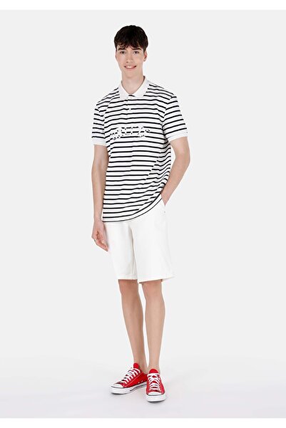 Colin's Fit Orta Bel Düz Erkek Natural Jean Şort